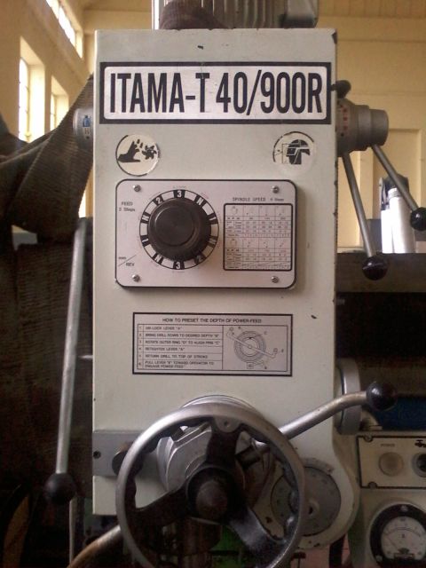 TRAPANO RADIALE ITAMA T 40 900 R USATO 0001