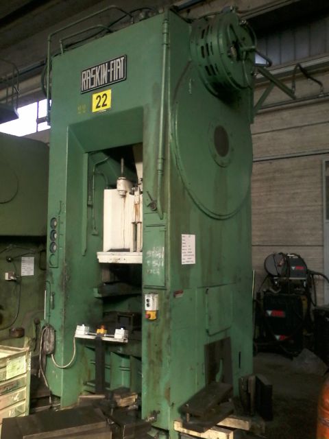 PRESSA USATA 200 TON RASKIN FIAT MECCANICA PRESS MACHINE USED 200 TON  MECHANICAL 0111